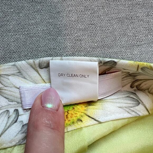 Leggiadro Pencil Skirt daisy print women's size 10 - Picture 4 of 6